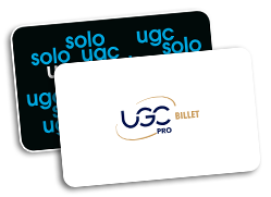 Carte UGC Solo / Billet UGC Pro